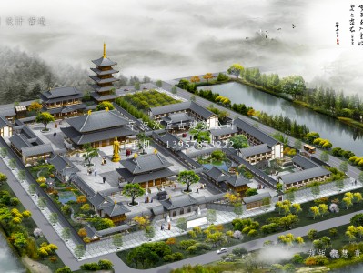 青阳寺庙建筑总体规划方案